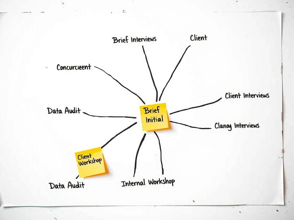 Carte mentale de stratégie en phase Discover