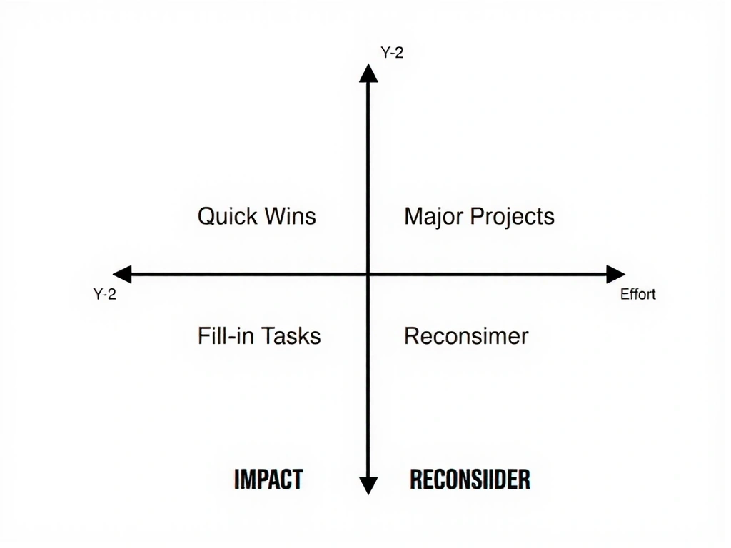 Matrice d'impact/effort